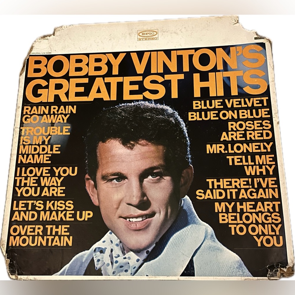 💜 Bobby Vinton Greatest Hits Vinyl Album
